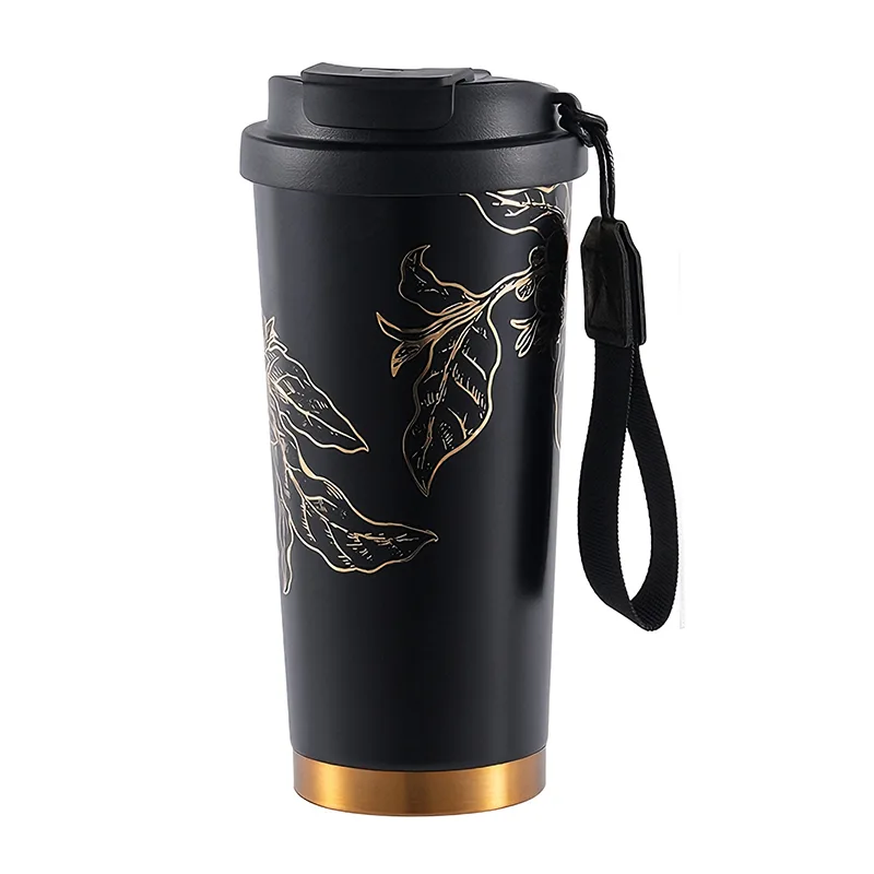 Caneca de café isolada de aço inoxidável