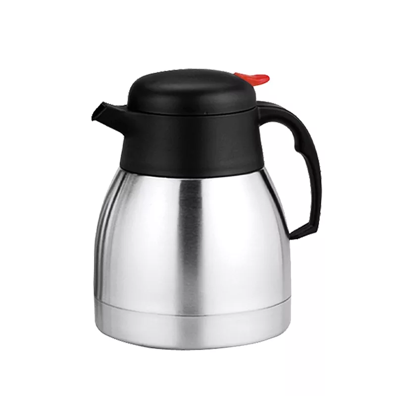 Cafeteira pequena de aço inoxidável